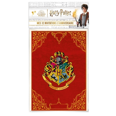 invitations anniversaire harry potter
