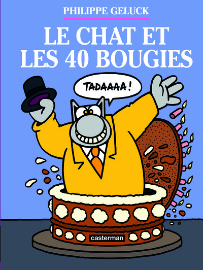 chat et les 40 bougies