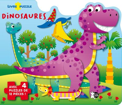 livre puzzle dinosaures