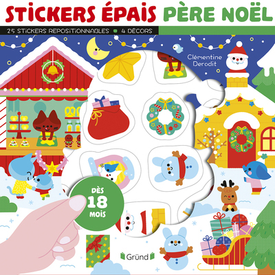 stickers epais vive noel