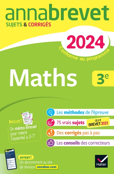 annabrevet maths 2024