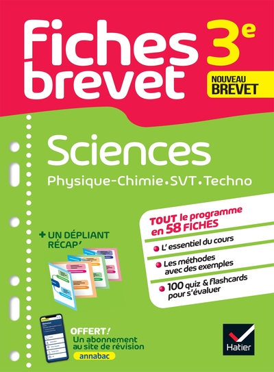 fiches brevet sciences