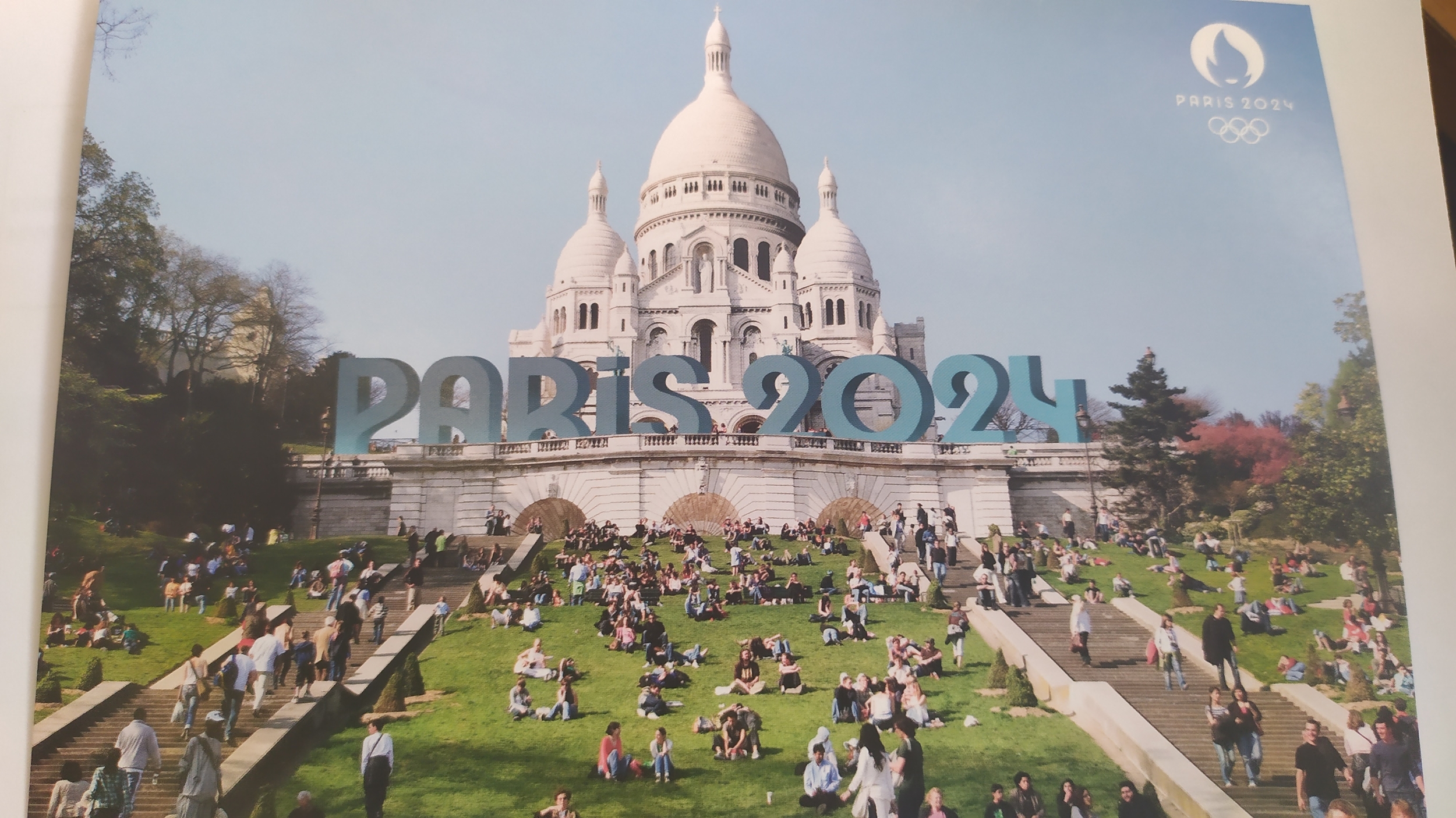 carte postale - sacré coeur et butte montmartre