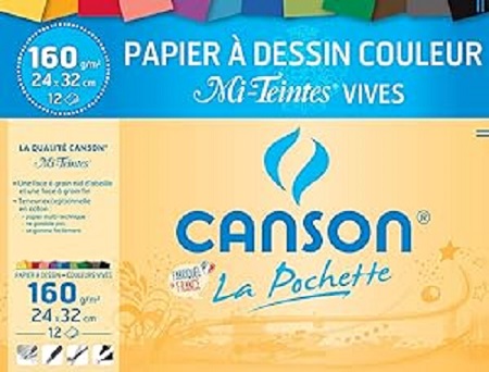canson couleurs 24 x 32