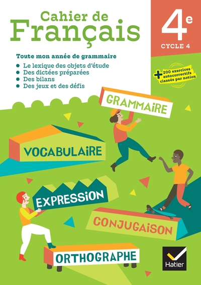 cahier de français 4e - hatier