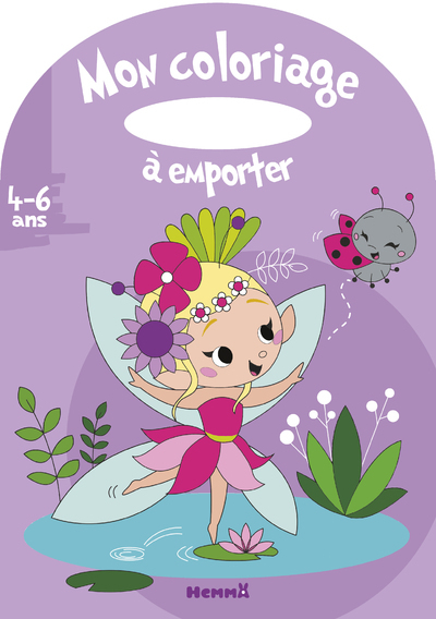 coloriage à emporter -fée
