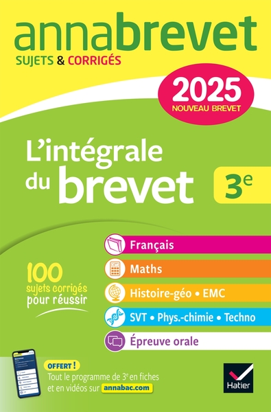 annabrevet integrale 2025