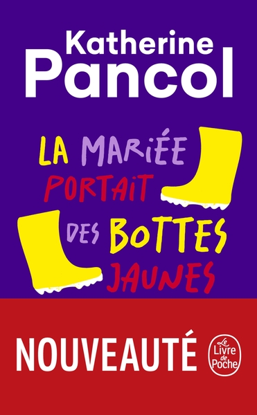la mariée portait des bottes jaunes