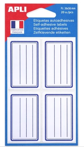étiquettes scolaires