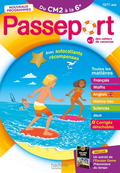 cahier de vacances cm2-6e
