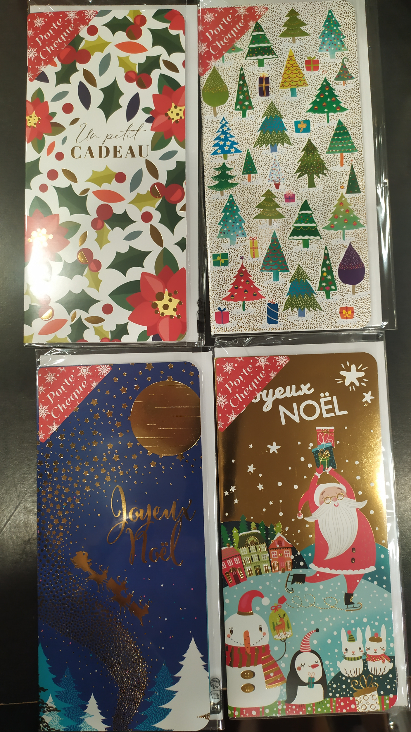 carte de noel-porte billet - 2