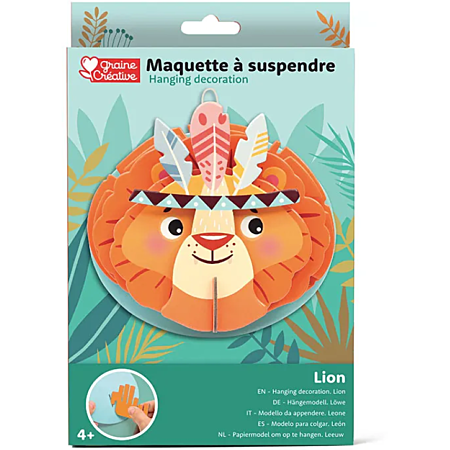 maquette à suspendre lion