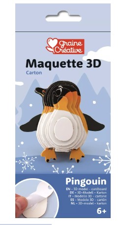 maquette pingouin