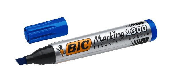marqueur bleu