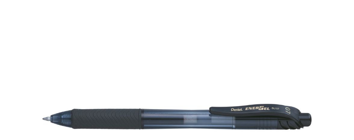 stylo gel roller  noir