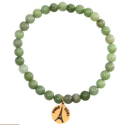 bracelet perle tour eiffel