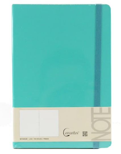 carnet a5 bleu pastel