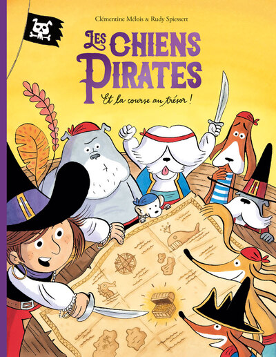 chiens pirates et la course au tresor