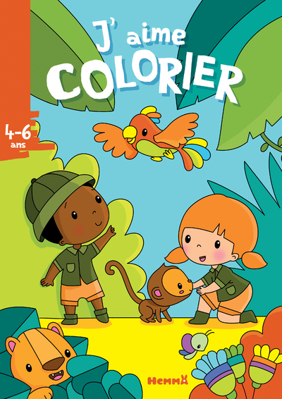 jaime colorier la jungle