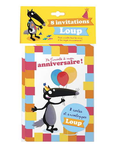 8 invitations loup