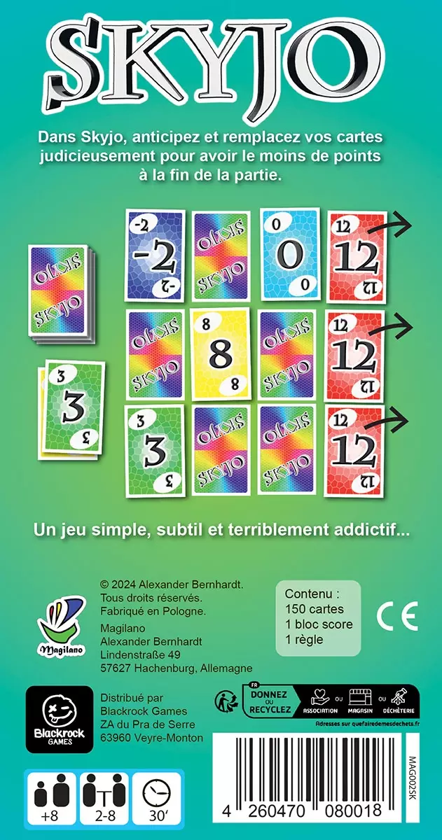 skyjo contenu
