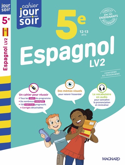 cahier jour soir espagnol 5e