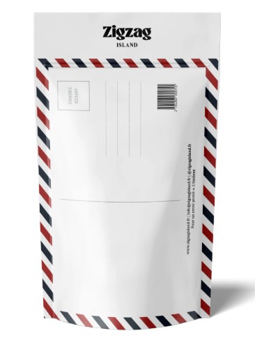 thé postal - dos carte