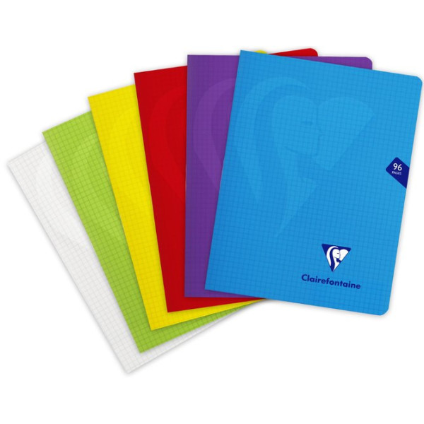cahier 17x22 petits carreaux