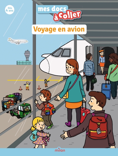 mes docs à coller - voyage en avion