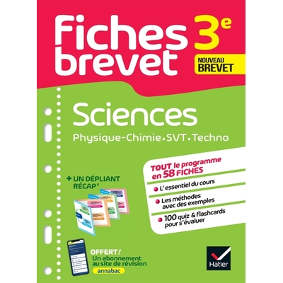 fiches brevet sciences
