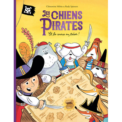 chiens pirates et la course au tresor