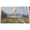 carte postale - sacré coeur et butte montmartre