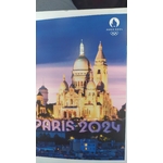 carte postale paris  - sacré coeur la nuit