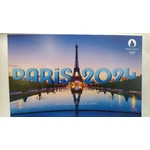 carte postale - tour eiffel + bassin du trocadéro