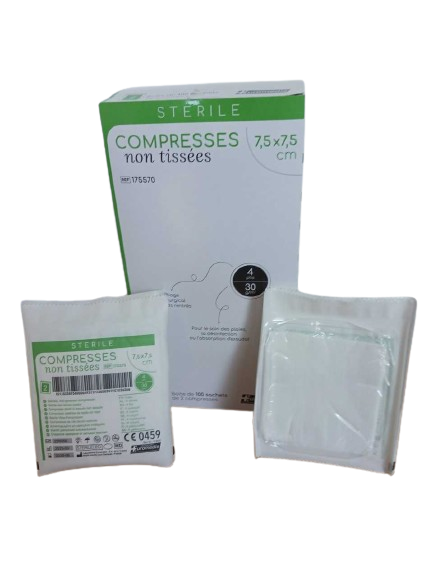 Compresses-7.5_X_7.5_cm-NT-_stérile-4-_plis__100-sachets-de-2-aquitaine-materiel-secours1