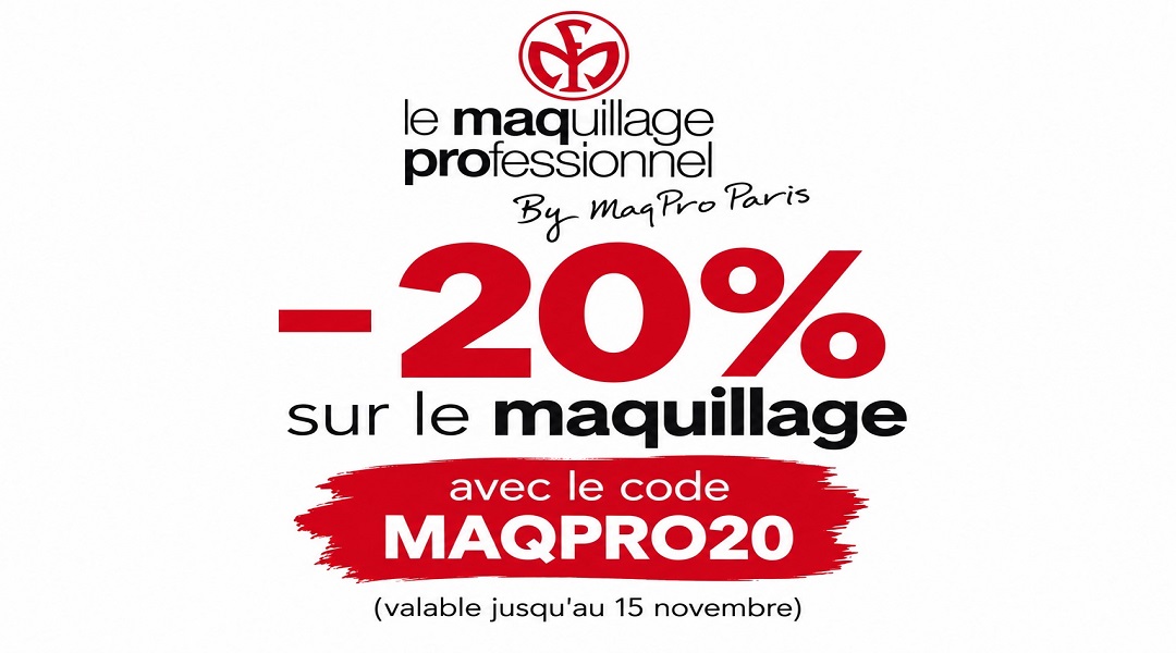 promotion maquillage professionnel 20