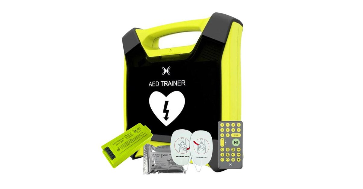 Défibrillateur De Formation XFT 120GA - 8 Scénarios - Vocaux FR/DE/ES/IT - Pédagogique