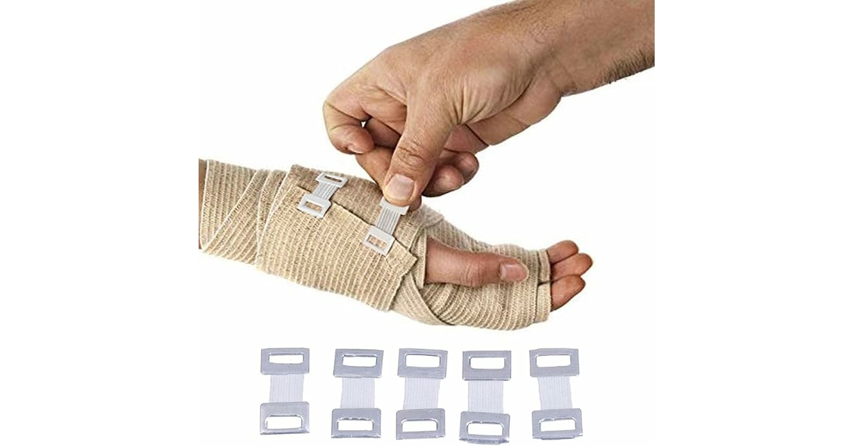 Bandage élastique Auto-adhésif De Premiers Secours – Gaze Coton Stérile Sous Vide, Rouleau 300 Cm X 6 Cm, Idéal Trousse Urgence