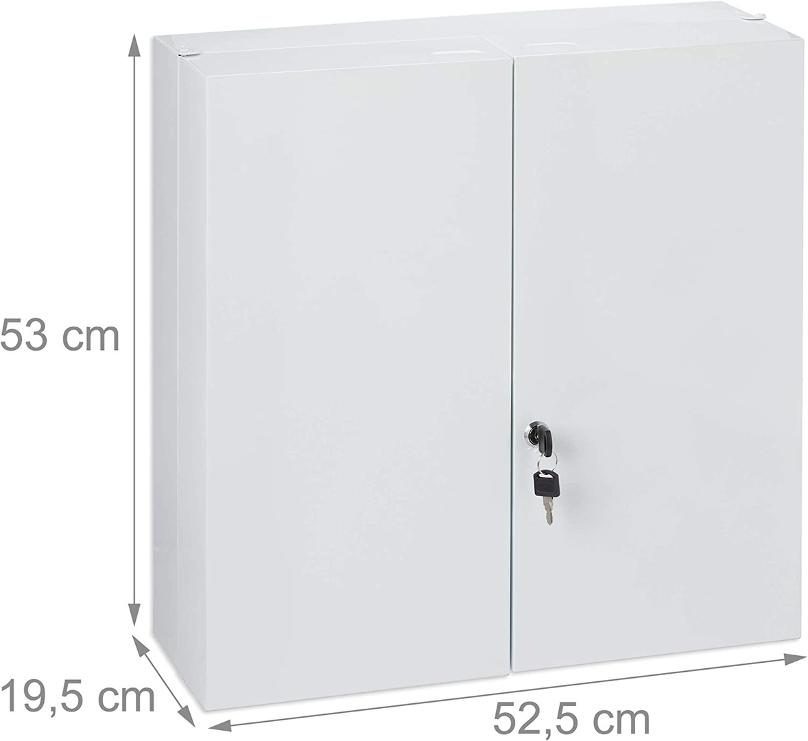 Armoire Pharmacie vide acier 2 PortesAquitaine Materiel Secours