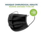 masques-chirurgicaux-noir-en14683-type-iir-boite-de-50