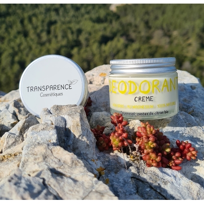 Déodorant Crème Zestes de Citron biologique - 50g