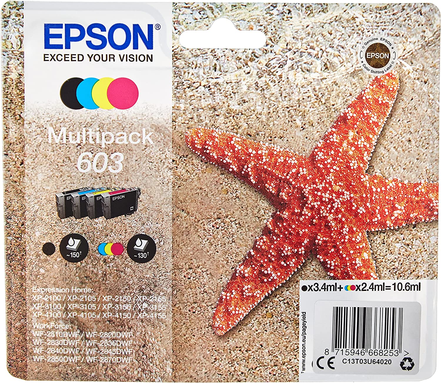 Cartouche Epson 603 Multipack