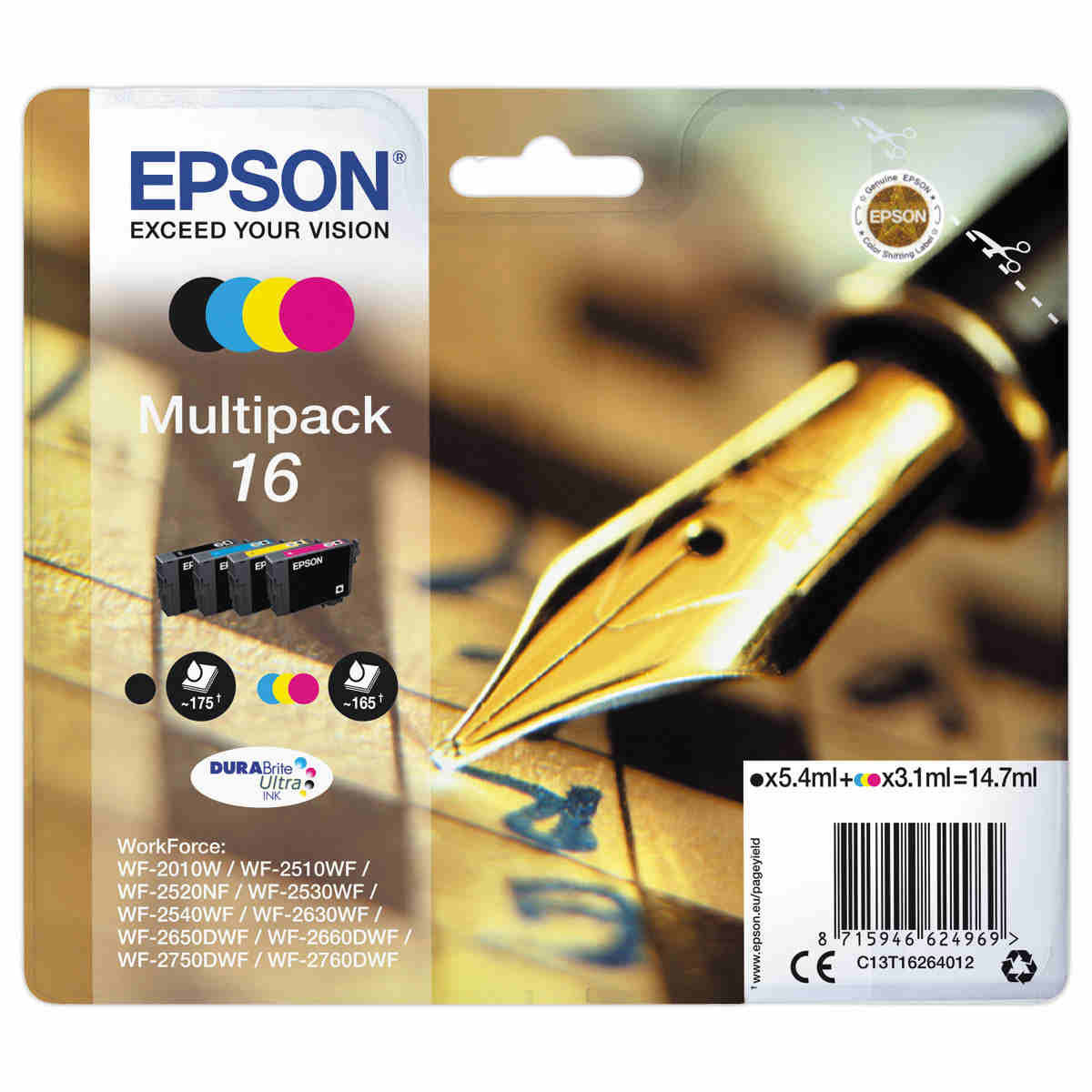 Cartouche Epson 16 Multipack