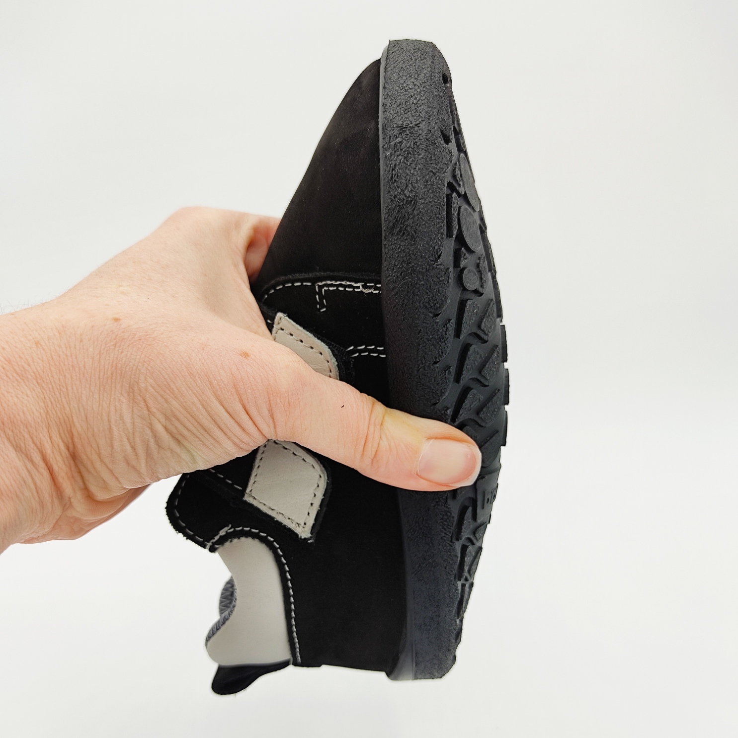 chaussures EF barefoot spike black grey sur la boutique liberty pieds-10