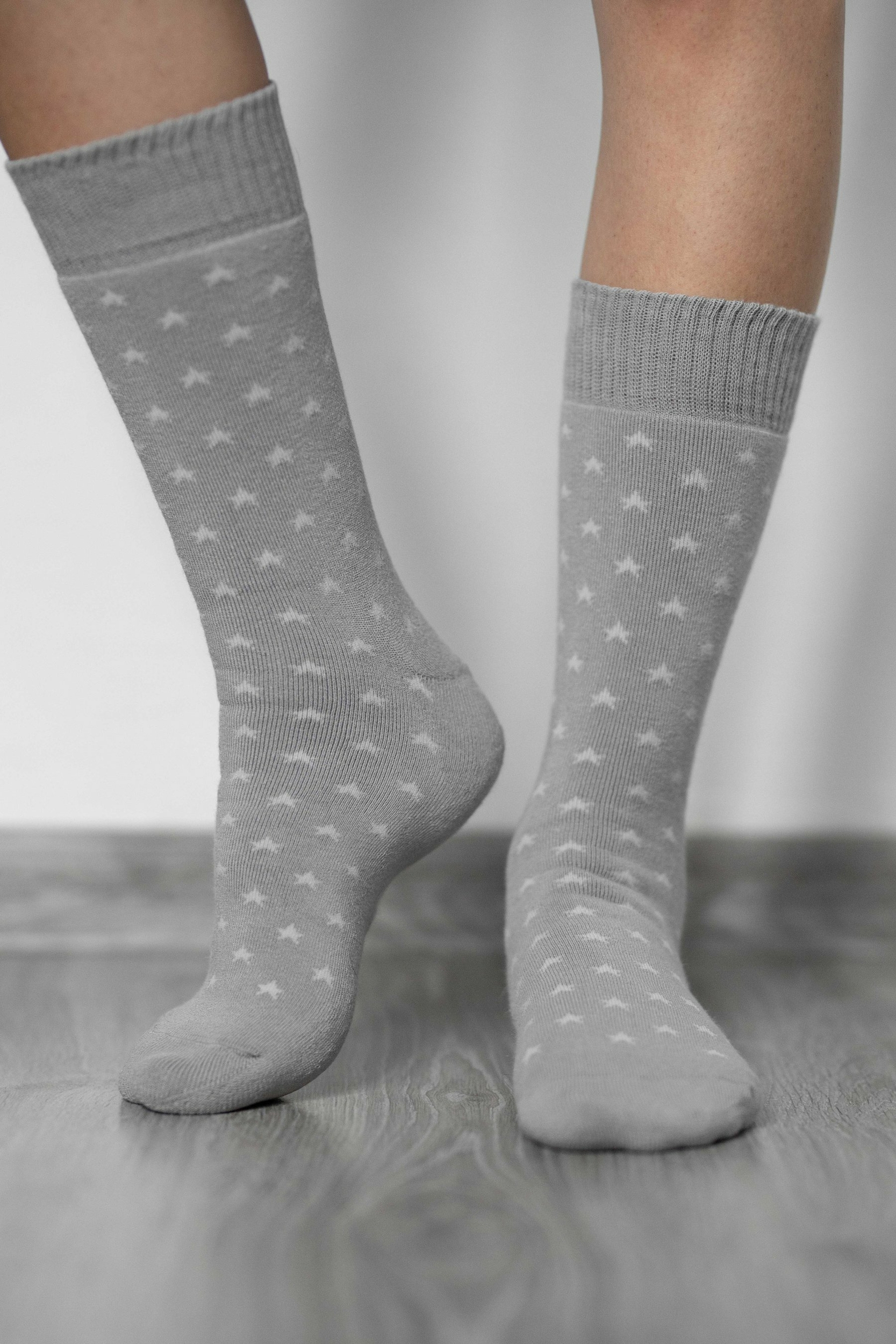 Chaussettes grise étoile be lenka sur la boutique liberty pieds-2