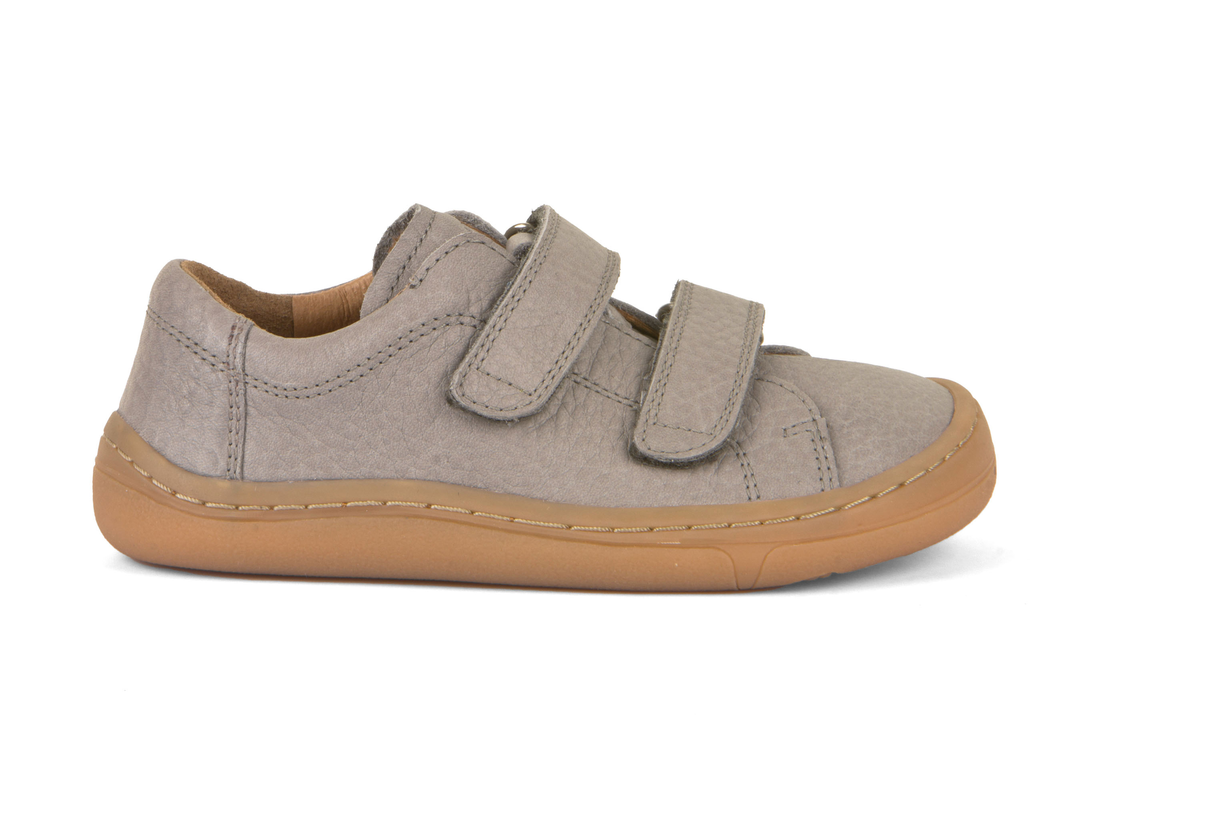 baskets en cuir Froddo barefoot, gris clair, sur la boutique Liberty Pieds-1