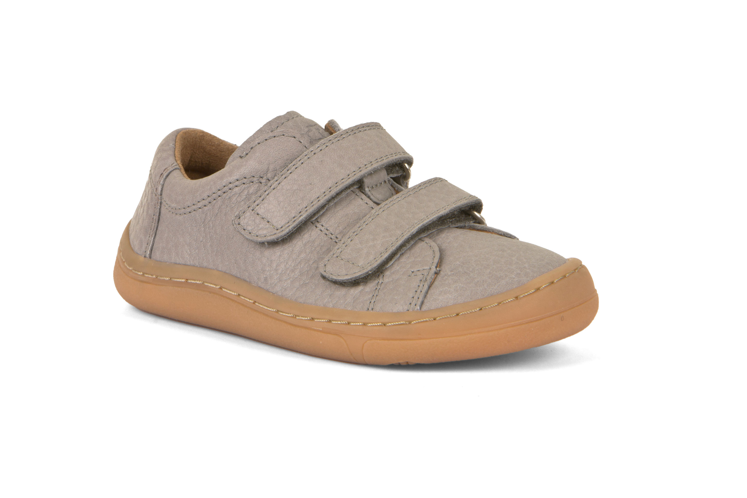 baskets en cuir Froddo barefoot, gris clair, sur la boutique Liberty Pieds