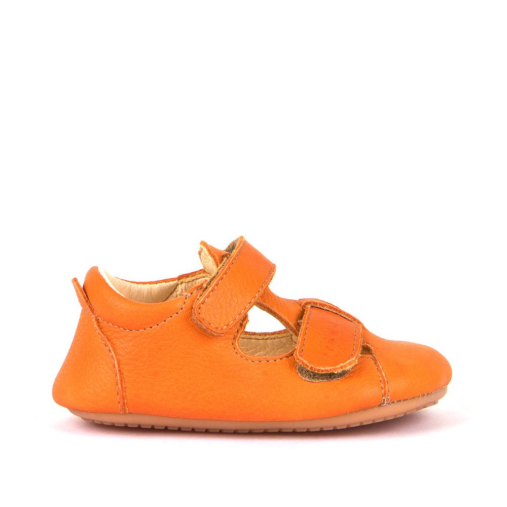 Sandales Froddo prewalkers orange sur la boutique liberty pieds