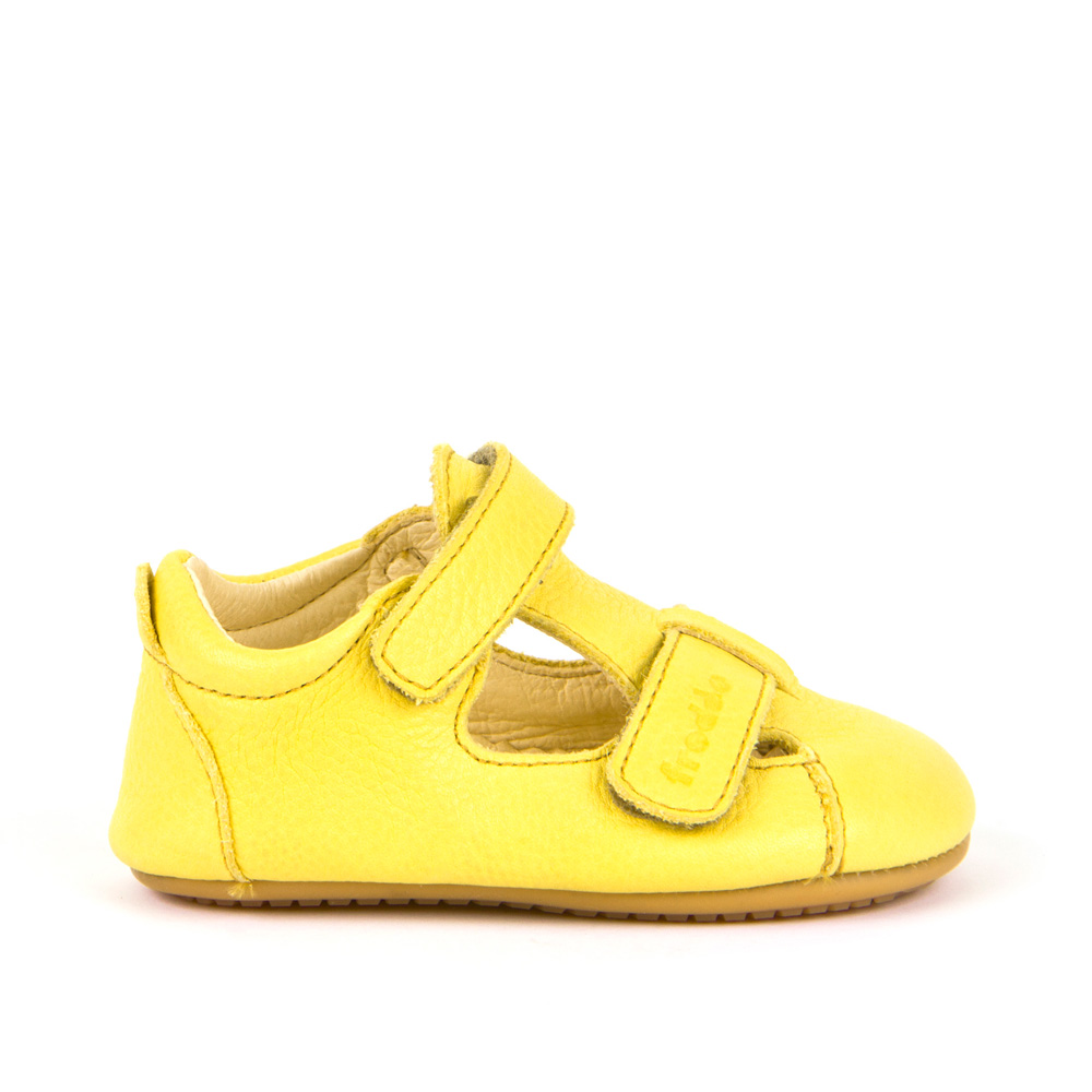 Froddo Prewalkers - sandales double scratch - jaune