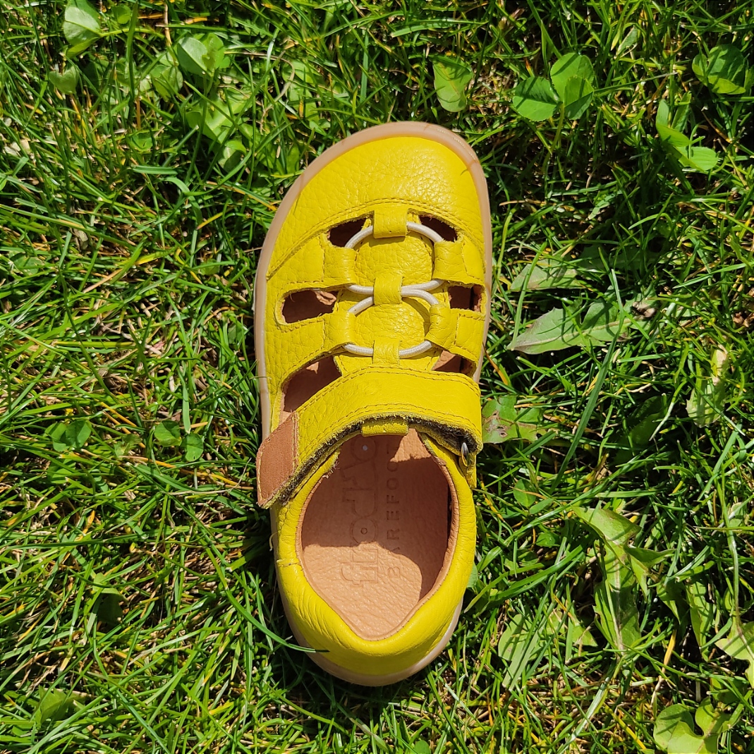 Sandales Froddo barefoot ELASTIC jaune sur la boutique liberty pieds-6